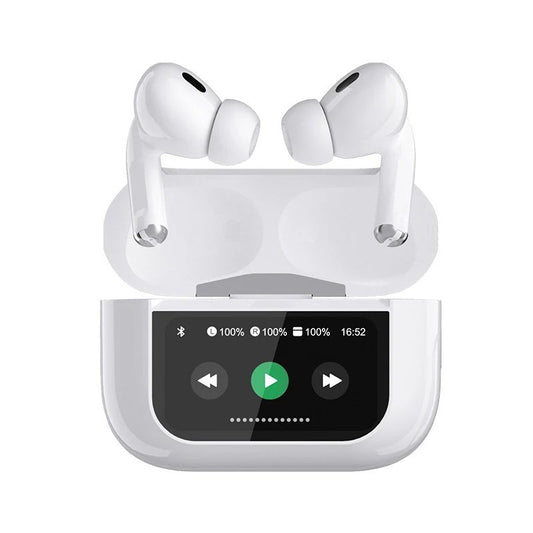 A9 Pro Earbuds – Bluetooth 5.3 Headphones with Digital Power Display