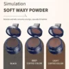 O'CHEAL Black Hairline Powder, Hair Loss Cover Up Powder, Hair Fibers For Thinning Hair, Instantly Root Touch Up Hair Color For Gray Hair Coverage, Sweatproof Hairline Shadow Powder For Men And Women