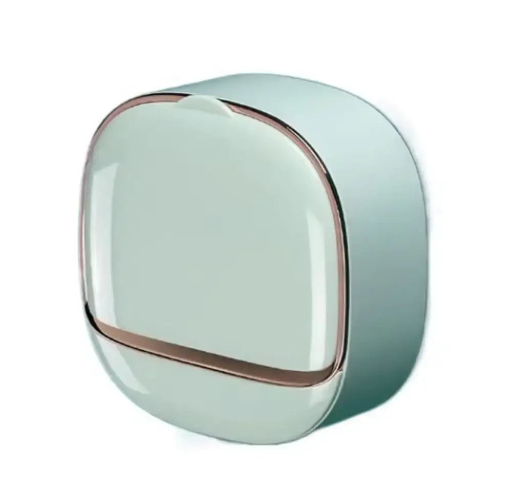 Wall Mounted Soap Box With Flip Cover, Soap Holder With Drainage Tray, Soap Holder With Lid, ABS Soap Box With Lid - Image 11