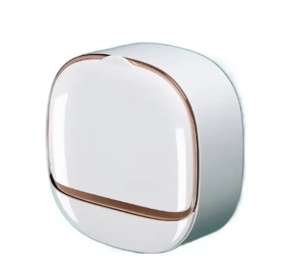 Wall Mounted Soap Box With Flip Cover, Soap Holder With Drainage Tray, Soap Holder With Lid, ABS Soap Box With Lid - Image 3