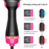 3-in-1 One-Step Hot Air Brush – Professional Hair Dryer, Curler, and Straightener Styler