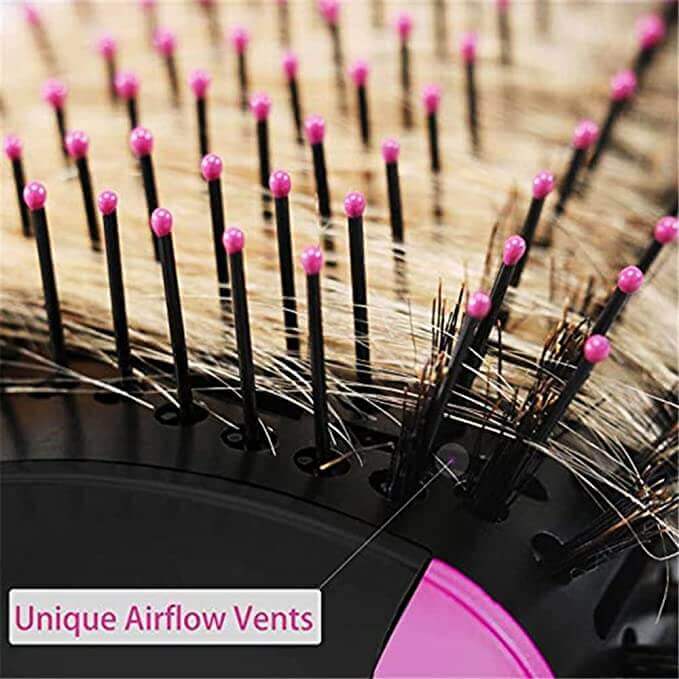 3-in-1 One-Step Hot Air Brush – Professional Hair Dryer, Curler, and Straightener Styler - Image 5