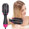 3-in-1 One-Step Hot Air Brush – Professional Hair Dryer, Curler, and Straightener Styler