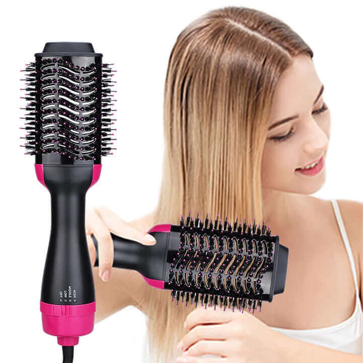 3-in-1 One-Step Hot Air Brush – Professional Hair Dryer, Curler, and Straightener Styler - Image 9