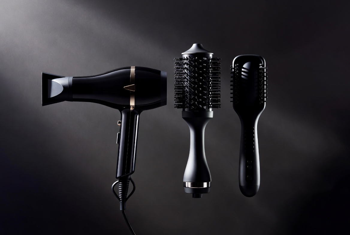 g4HvL 3-in-1 One-Step Hot Air Brush – Professional Hair Dryer, Curler, and Straightener Styler