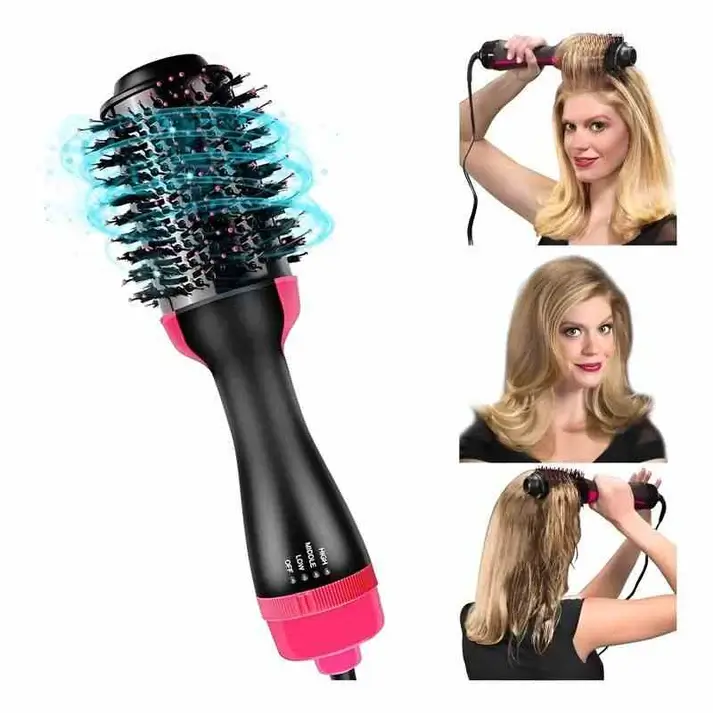 3-in-1 One-Step Hot Air Brush – Professional Hair Dryer, Curler, and Straightener Styler - Image 10