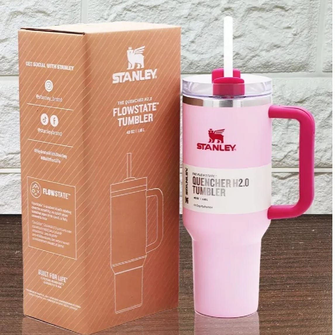 Stanley Quencher H2.0 Tumbler Mug – Hot & Cold Travel Cup